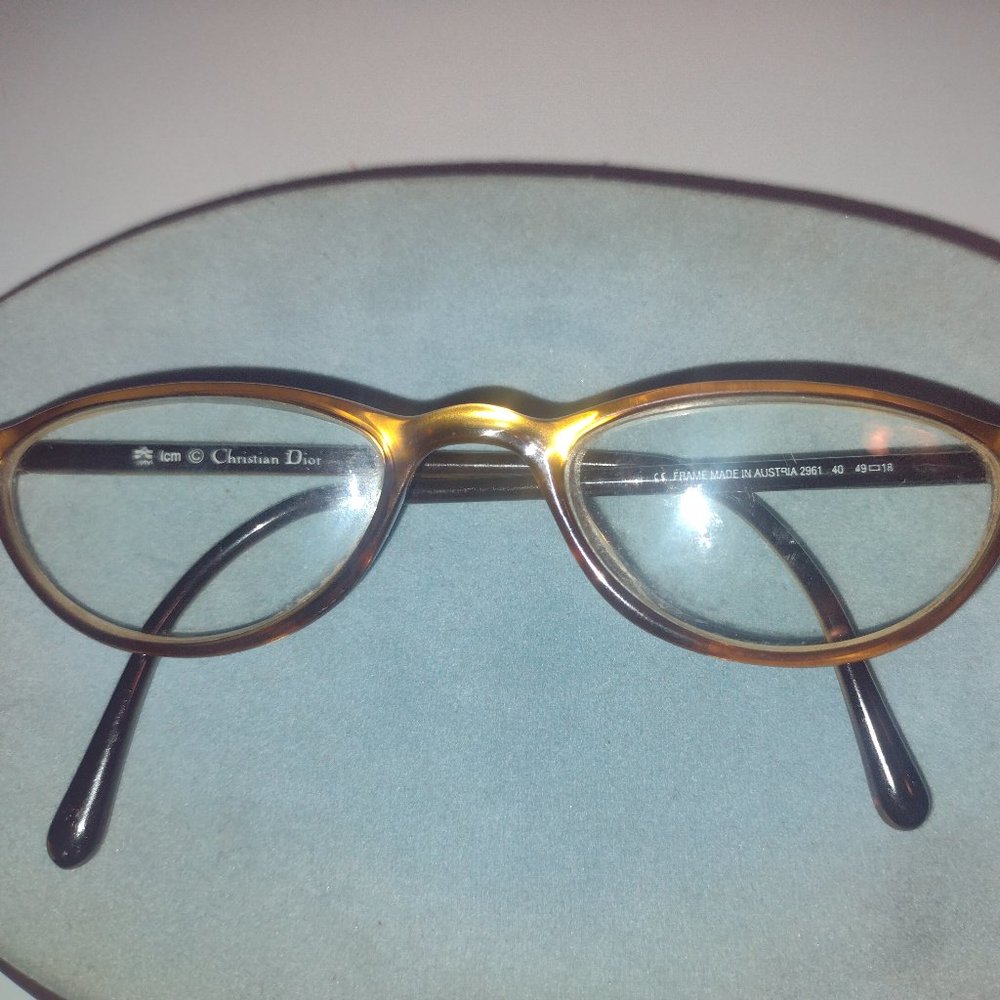 Christian Dior Vintage CD2961 40 / Eyeglasses Frames Austria Unique Librarian